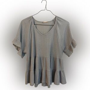 Altar'd State Dusty Blue Top